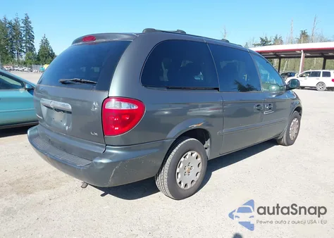 2002 Chrysler Town & Country Lx z USA, uszkodzony, nr VIN 2C4GP44312R747072